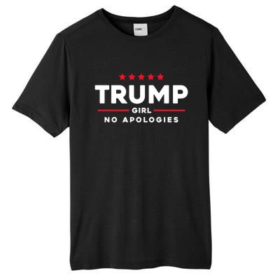 Trump No Apologies Patriotic American Election 2024 Cute Gift Tall Fusion ChromaSoft Performance T-Shirt