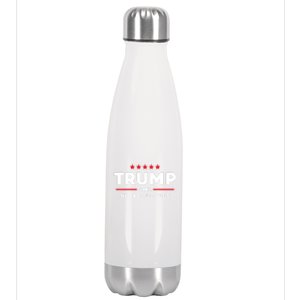 Trump No Apologies Patriotic American Election 2024 Cute Gift Stainless Steel Insulated Water Bottle