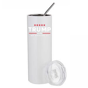 Trump No Apologies Patriotic American Election 2024 Cute Gift Stainless Steel Tumbler