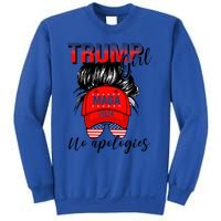 Trump No Apologies Patriotic American Meaningful Gift Sweatshirt