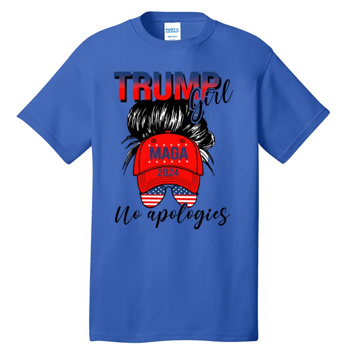 Trump No Apologies Patriotic American Meaningful Gift Tall T-Shirt