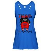 Trump No Apologies Patriotic American Meaningful Gift Ladies Essential Flowy Tank