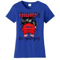 Trump No Apologies Patriotic American Meaningful Gift Women's T-Shirt