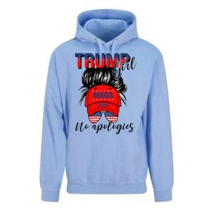 Trump No Apologies Patriotic American Meaningful Gift Unisex Surf Hoodie