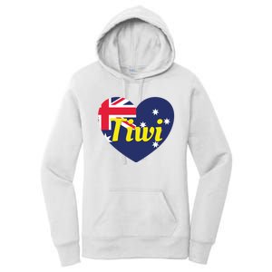 Tiwi Nt Australia Australian Flag Heart Women's Pullover Hoodie