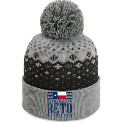 Texas Needs A Beto Governor The Baniff Cuffed Pom Beanie