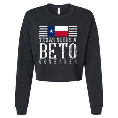 Texas Needs A Beto Governor Cropped Pullover Crew