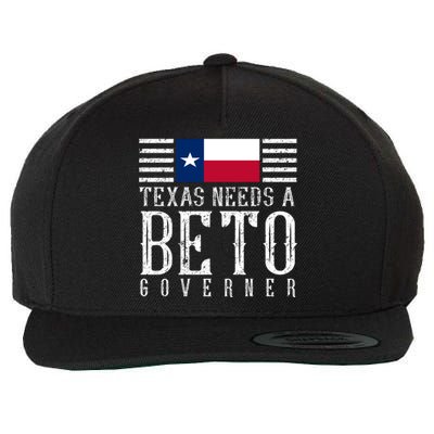 Texas Needs A Beto Governor Wool Snapback Cap