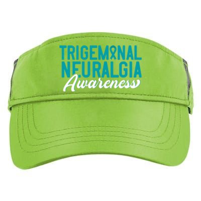 Trigeminal Neuralgia Awareness Teal Ribbon Awareness Fighter Gift Adult Drive Performance Visor