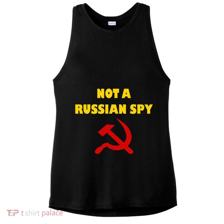 Totally Not A Russian Spy Halloween Costume Ladies PosiCharge Tri-Blend Wicking Tank