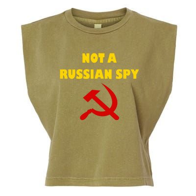 Totally Not A Russian Spy Halloween Costume Garment-Dyed Women's Muscle Tee