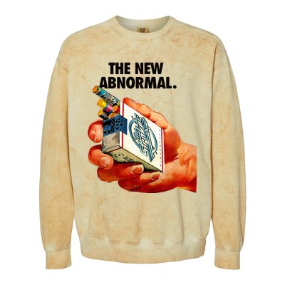 The New Abnormal Smoker Smoking Smoke Lover Colorblast Crewneck Sweatshirt