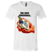 The New Abnormal Smoker Smoking Smoke Lover V-Neck T-Shirt