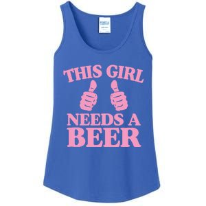 This Needs A Beer Two Thumbs Funny Beer Lover Gift Ladies Essential Tank