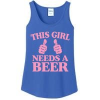 This Needs A Beer Two Thumbs Funny Beer Lover Gift Ladies Essential Tank