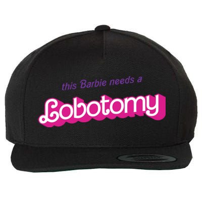 This Needs A Lobotomy Wool Snapback Cap