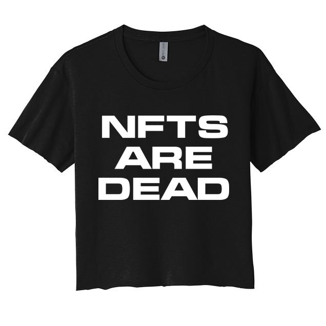 Thelazeth Nfts Are Dead Crop Top
