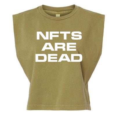 Thelazeth Nfts Are Dead Garment-Dyed Women's Muscle Tee