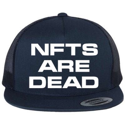 Thelazeth Nfts Are Dead Flat Bill Trucker Hat