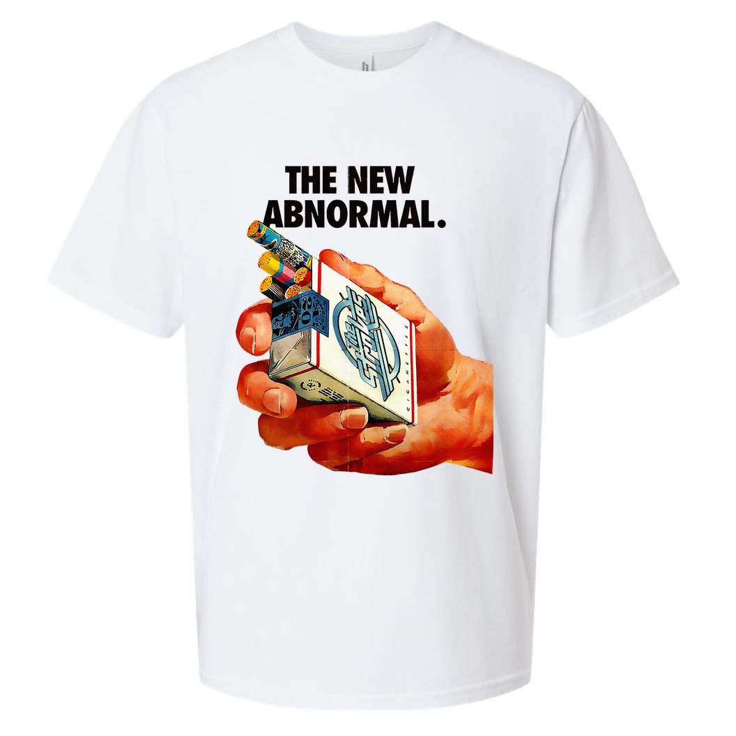 The New Abnormal Smoker Smoking Smoke Lover Sueded Cloud Jersey T-Shirt