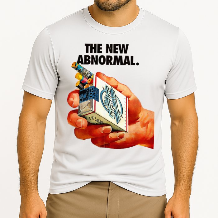 The New Abnormal Smoker Smoking Smoke Lover Cooling Performance Crew T-Shirt