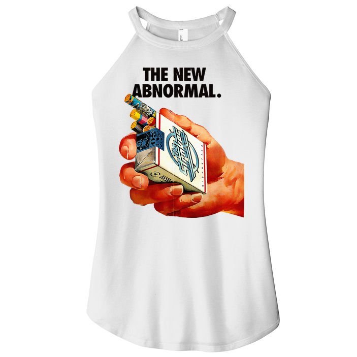 The New Abnormal Smoker Smoking Smoke Lover Women's Perfect Tri Rocker Tank