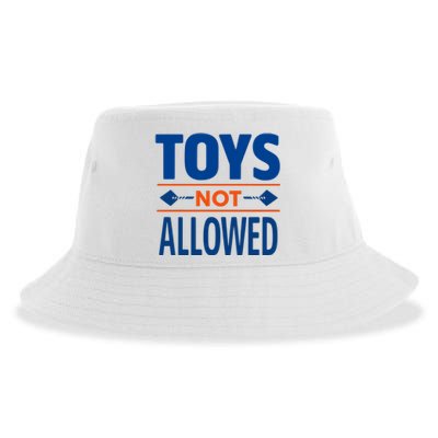 Toys Not Allowed Sustainable Bucket Hat