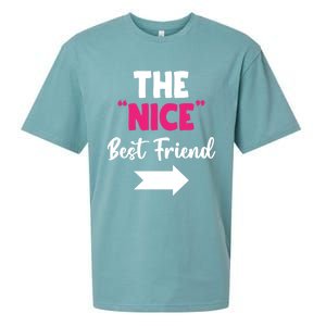 The Nice Best Friend Is You Great Gift Sueded Cloud Jersey T-Shirt