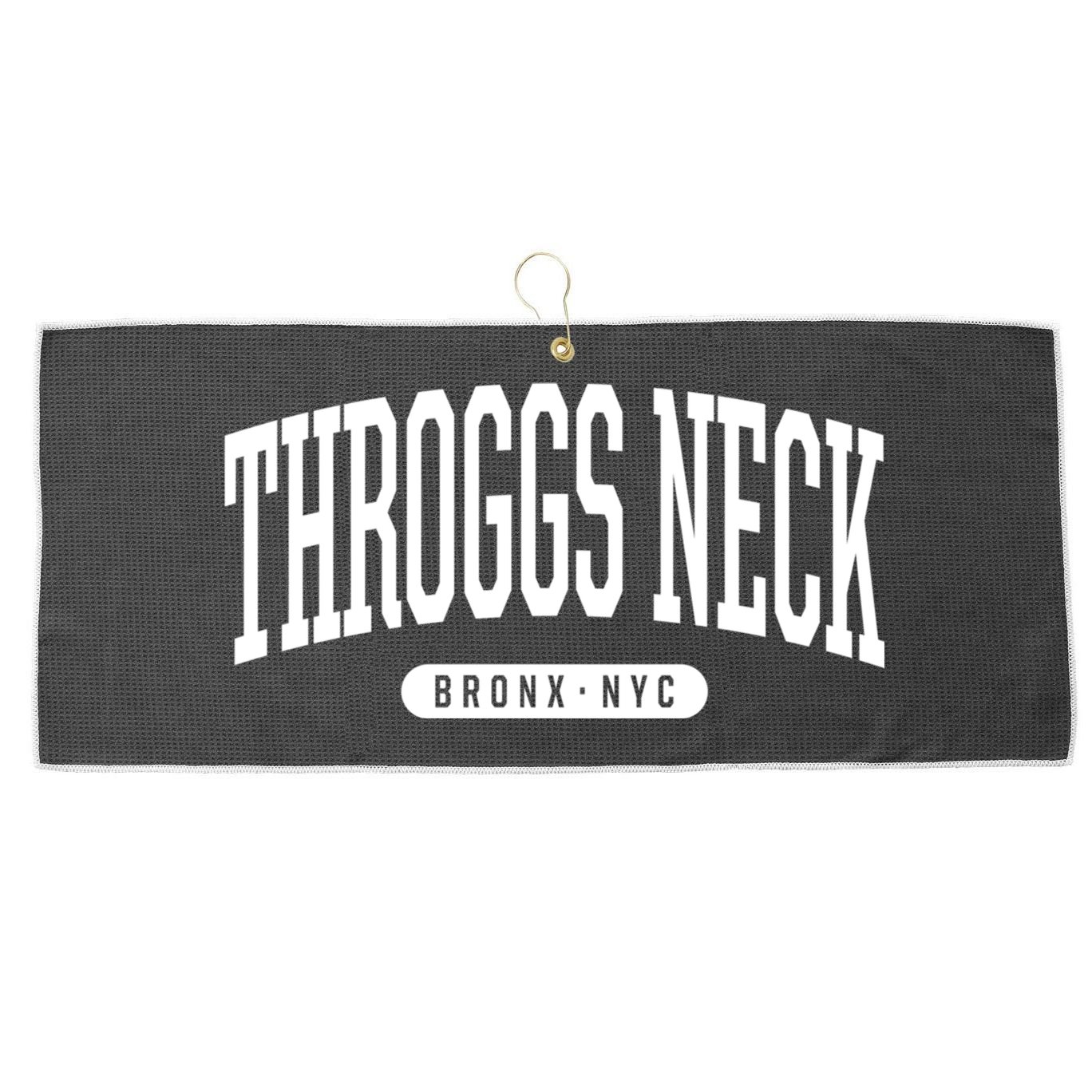 Throggs Neck Bronx Ny Souvenirs Nyc Borough Bronx New York Throggs Neck Large Microfiber Waffle Golf Towel