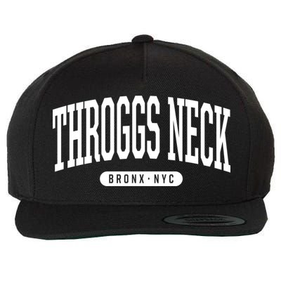 Throggs Neck Bronx Ny Souvenirs Nyc Borough Bronx New York Throggs Neck Wool Snapback Cap