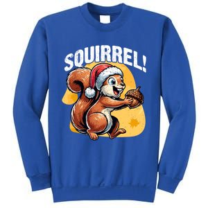 The Nut Before Christmas Santa Hat Funny Squirrel Lover Xmas Gift Sweatshirt