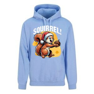 The Nut Before Christmas Santa Hat Funny Squirrel Lover Xmas Gift Unisex Surf Hoodie