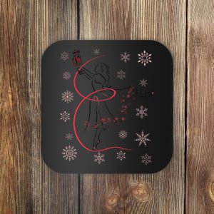 The Nutcracker Ballet And Clara Christmas Holiday Dance Coaster