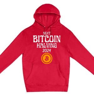 The Next Bitcoin Halving Is 2024 Block Reward Halvening Btc Premium Pullover Hoodie