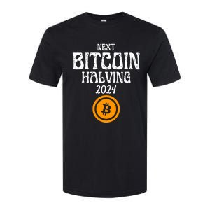 The Next Bitcoin Halving Is 2024 Block Reward Halvening Btc Softstyle CVC T-Shirt