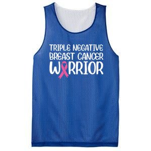 Triple Negative Breast Cancer Awareness Warrior Pink Rainbow Meaningful Gift Mesh Reversible Basketball Jersey Tank