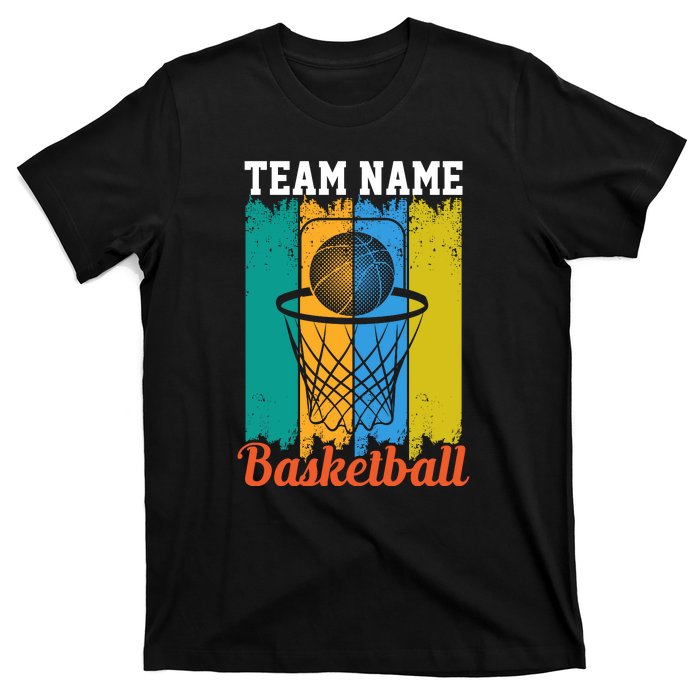 Team Name Basketball For Basketball Team Sport Bball T-Shirt