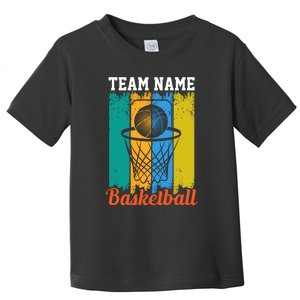 Team Name Basketball For Basketball Team Sport Bball Toddler T-Shirt