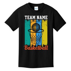 Team Name Basketball For Basketball Team Sport Bball Kids T-Shirt