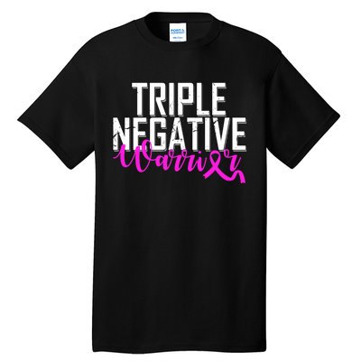 Triple Negative Breast Cancer Warrior Tall T-Shirt