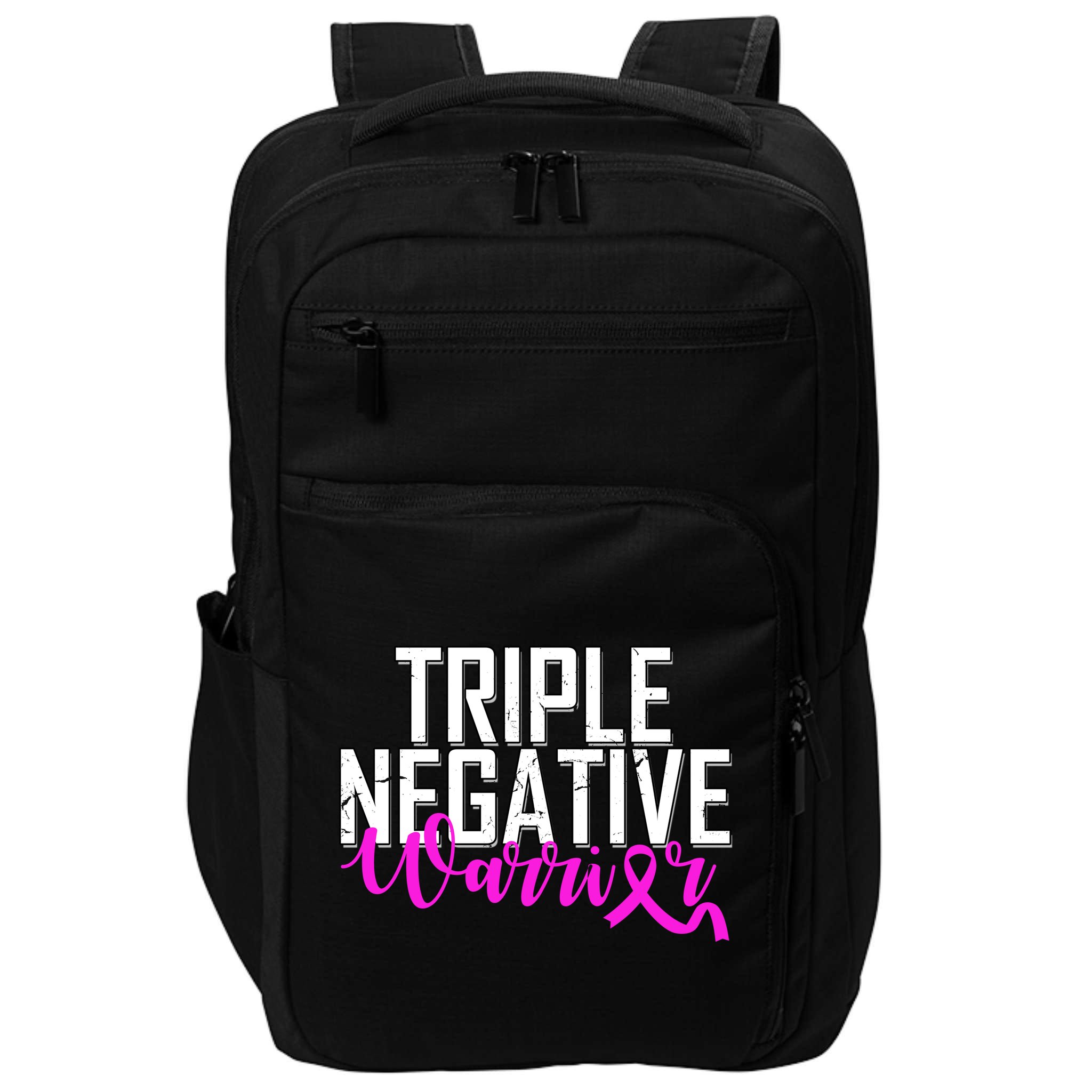 Triple Negative Breast Cancer Warrior Impact Tech Backpack