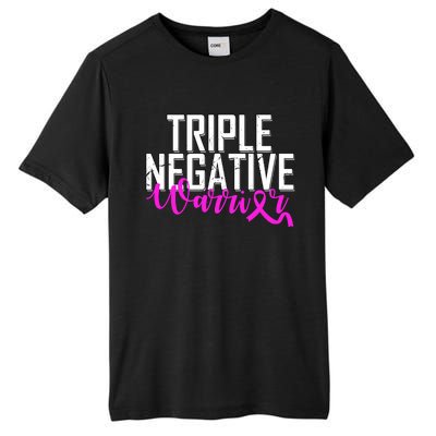 Triple Negative Breast Cancer Warrior Tall Fusion ChromaSoft Performance T-Shirt