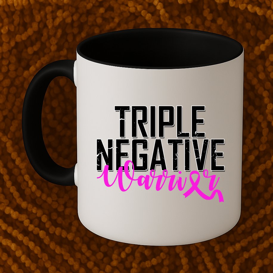 Triple Negative Breast Cancer Warrior Mug