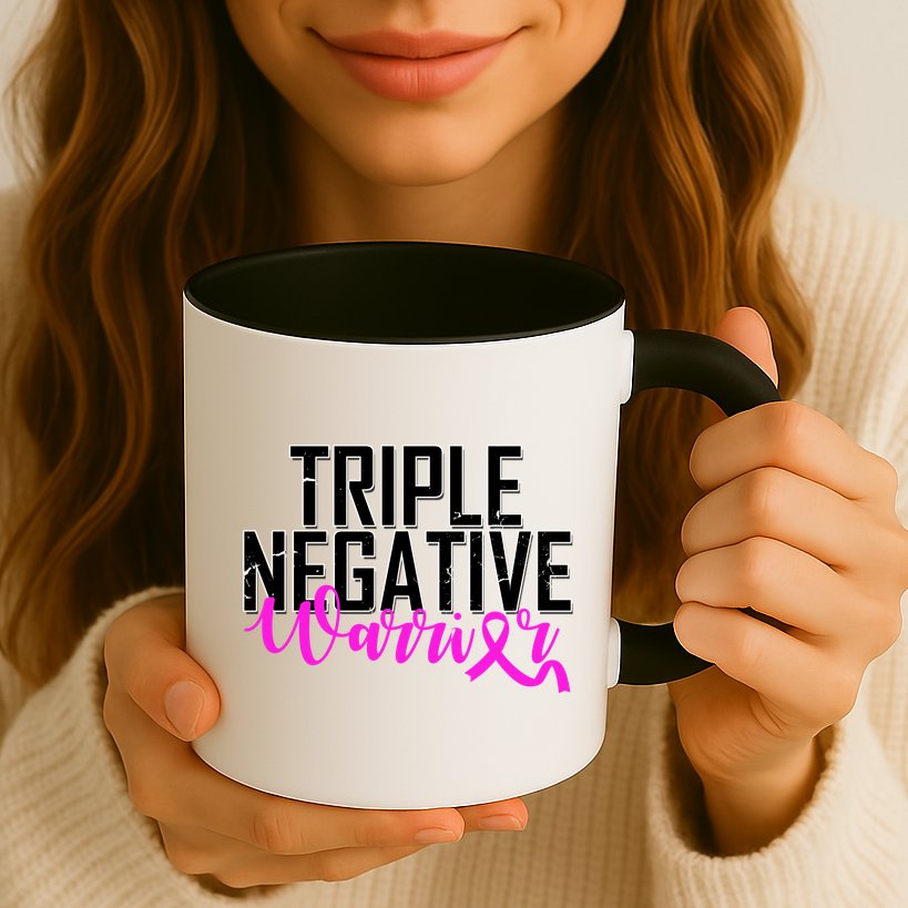 Triple Negative Breast Cancer Warrior Mug