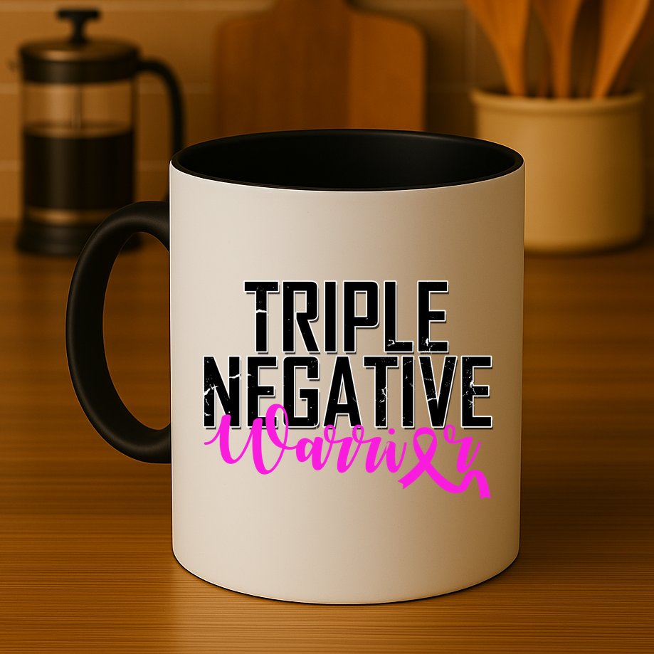 Triple Negative Breast Cancer Warrior Mug
