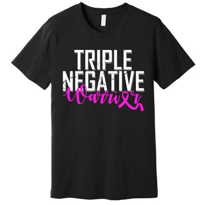 Triple Negative Breast Cancer Warrior Premium T-Shirt