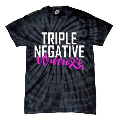 Triple Negative Breast Cancer Warrior Tie-Dye T-Shirt