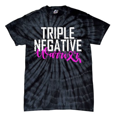 Triple Negative Breast Cancer Warrior Tie-Dye T-Shirt