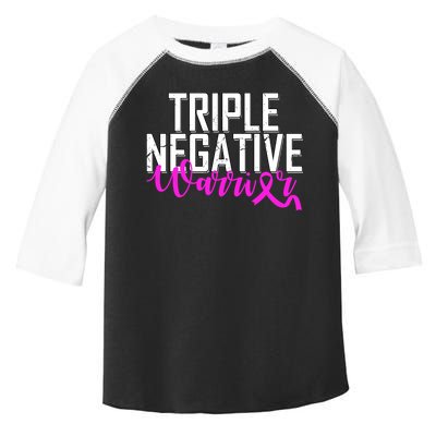 Triple Negative Breast Cancer Warrior Toddler Fine Jersey T-Shirt