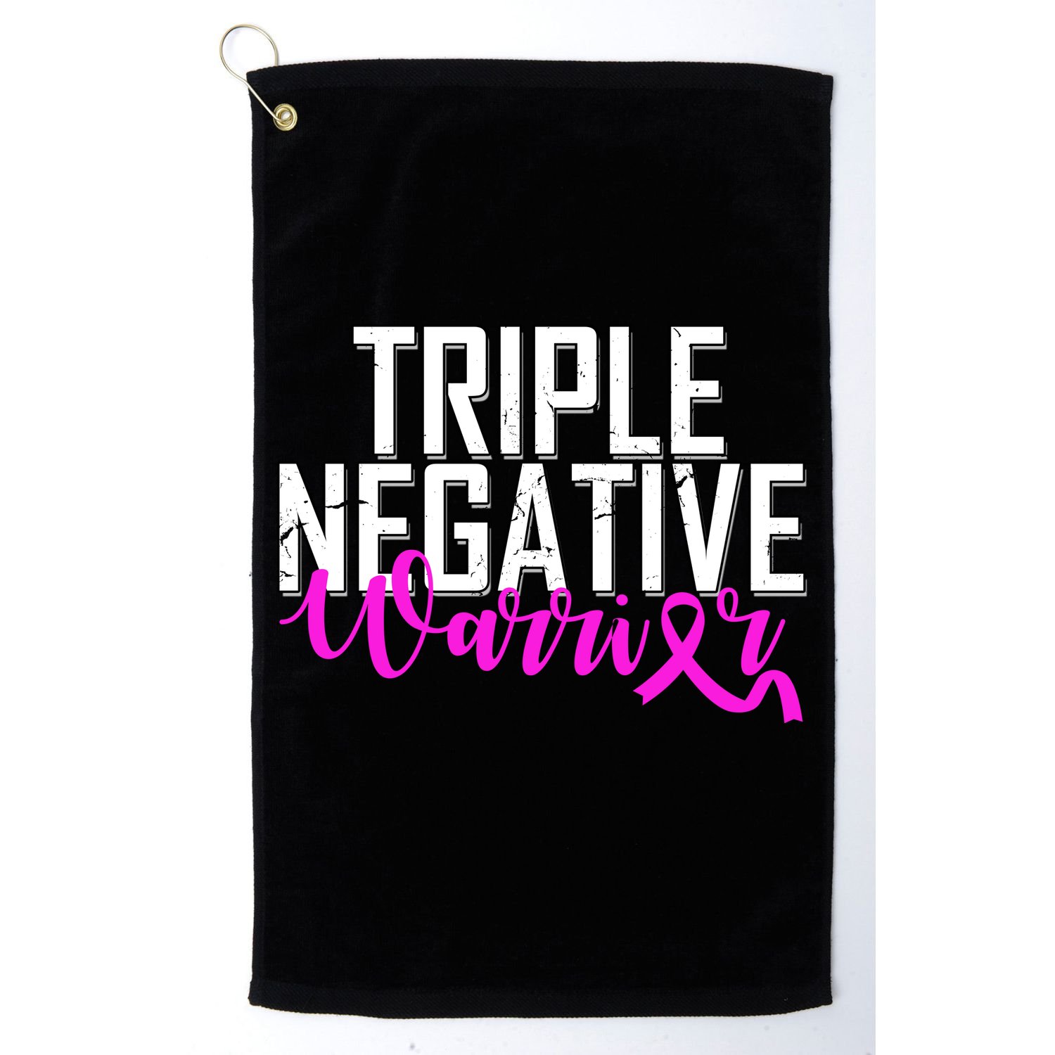 Triple Negative Breast Cancer Warrior Golf Towel